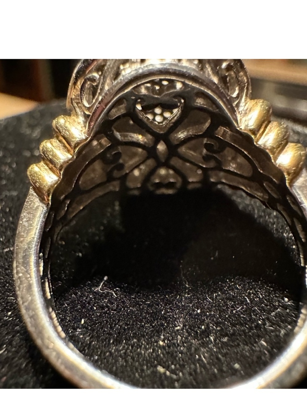 JWBR Sterling Silver Diamond Pave Ring ๐ - Picture 10 of 10
